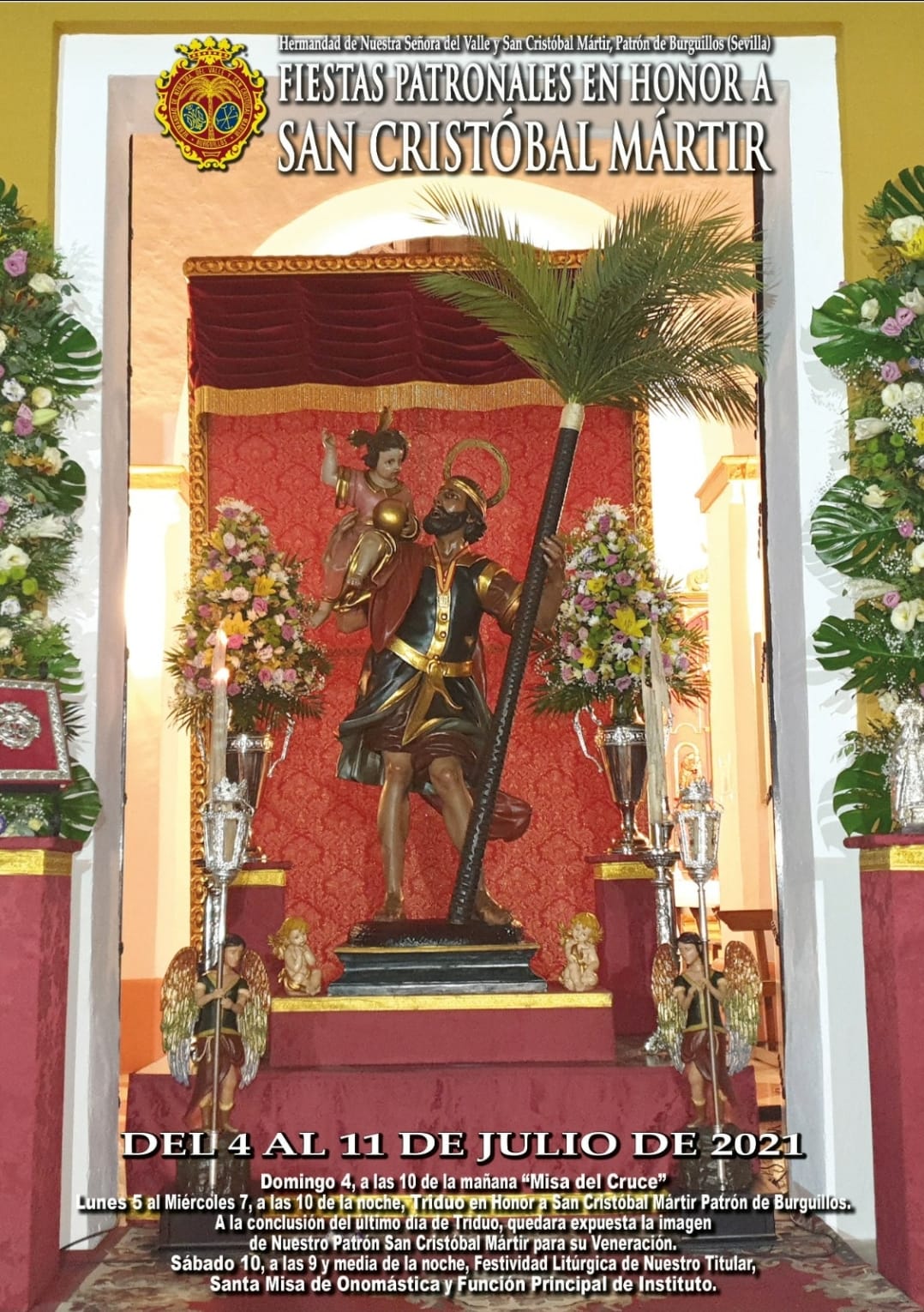 Fiestas patronales en honor a San Cristóbal  